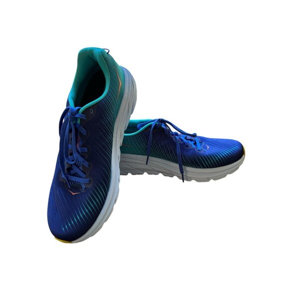 Hoka One One Rincon 3 Womens 11 Lightweight Athletic Running Shoes Sneakers Blue - Picture 5 of 9